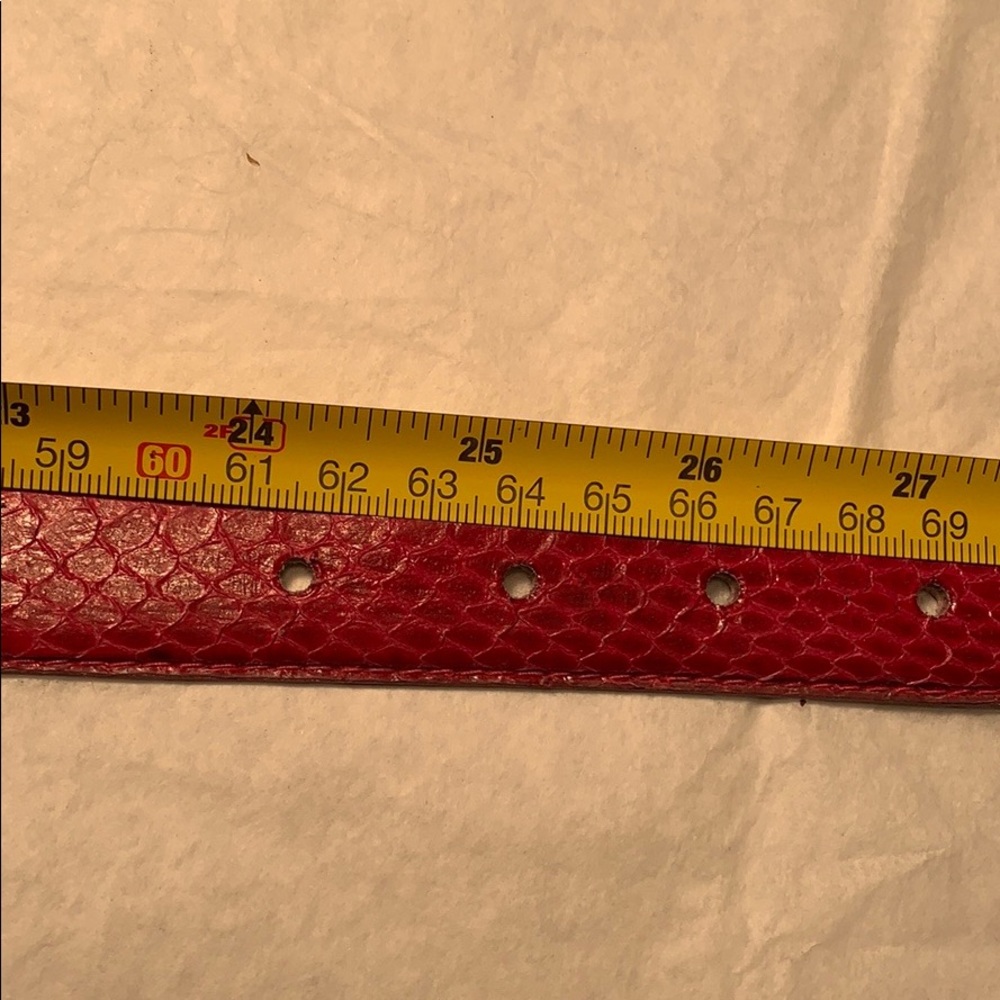 Genuine Snake skin removable buckle sleek classic - Picture 10 of 16